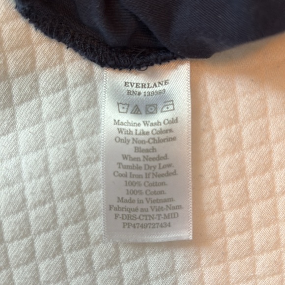 EVERLANE Sleeveless cotton t shirt dress with slit on one side - Picture 7 of 7